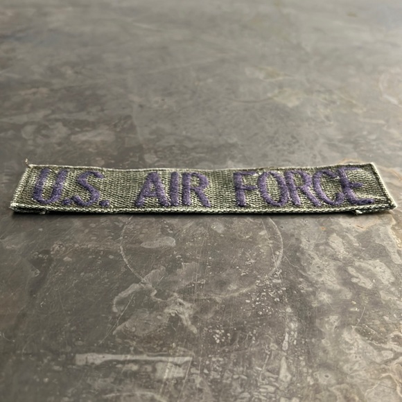 U.S. AIR FORCE embroidered tape patch - Vintage - Picture 7 of 10